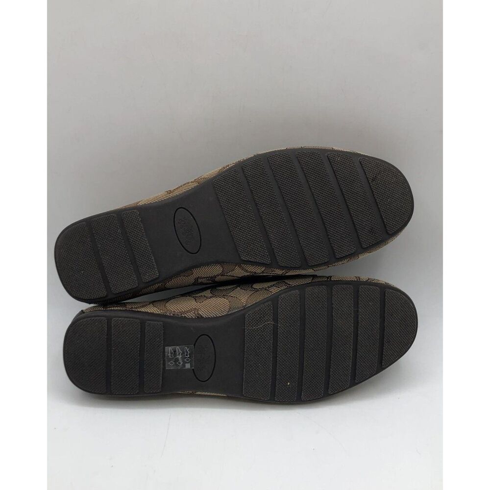 35665  Women's Brown Coach Olive Loafer Flats - Size 6B - Picture 5 of 6